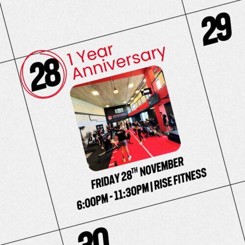 Celebrating 1 year of Rise Fitness
